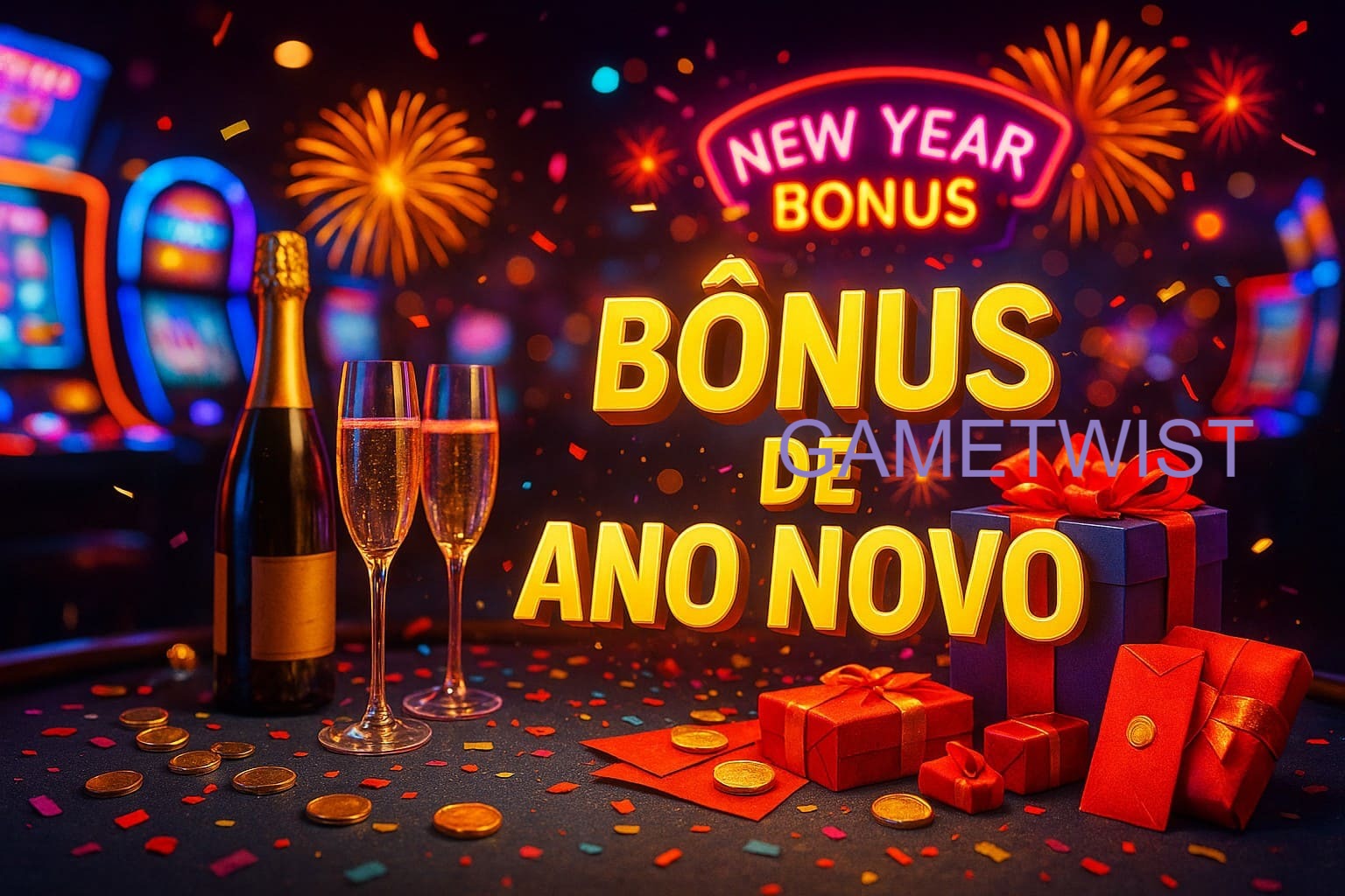Promoções de Ano Novo no GAMETWIST